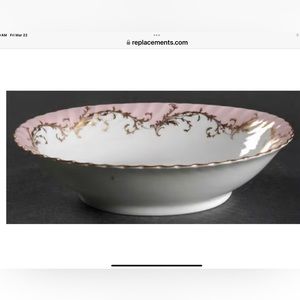 Royal Tettau Bavaria Germany 1794 Pink Elegance Rose Oval Vegetable Bowl